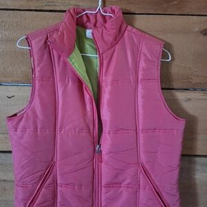 Liz Claiborne Coral Puffer Vest